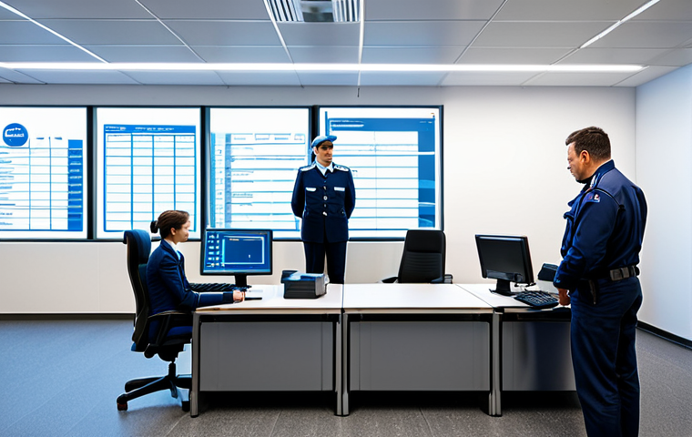 AI in Customs Clearance**

"A modern customs office with AI-powered systems analyzing trade data, professional setting, fully clothed customs officers overseeing the process, appropriate attire, safe for work, perfect anatomy, natural proportions, showcasing efficiency and technology, well-lit, family-friendly."

**