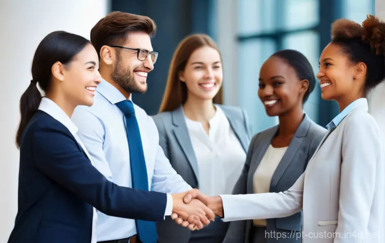 관세사 시험 스터디 그룹 - Moments of Encouragement During Intense Professional Preparation**

"A scene depicting four young ad...