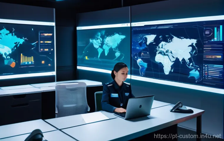 관세사 업무 중 자주 발생하는 문제 - Image Prompt 1: The Digital Transformation of Customs**