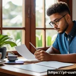 Home 21 관세사 시험 교재 추천 - A focused Brazilian student studying for the customs broker exam at a cozy home desk, surrounded by ...